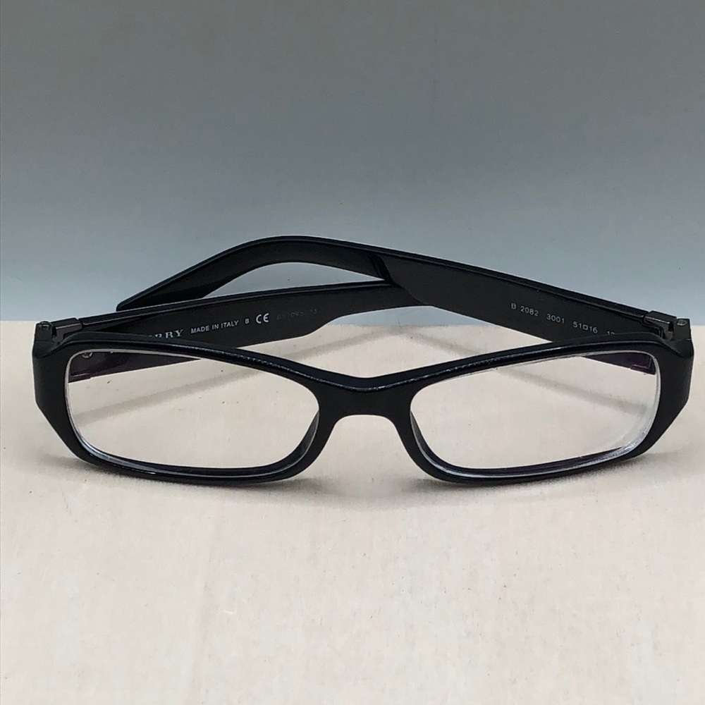 BURBERRY B 2082 full frame square glasses FRAMES ONLY signature pattern + logo
